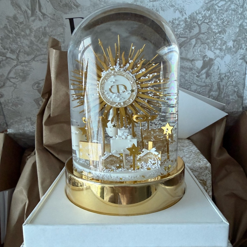 Christian Dior collectible Snow Globe